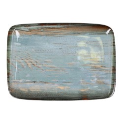 Bandeja rectangular porcelana decorado Omeya23x16 cm. B928195G (6 unidades)