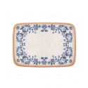 Bandeja rectangular porcelana decorado Laudum 23x16 cm. B928195N (6 unidades)