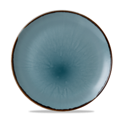 Plato llano redondo vitroporcelana Harvest Blue 26cm. Dudson HVBLEV101 (12 unidades)