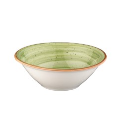 Ensaladera gourmet porcelana Verde Therapy 20 cm. B928227 (6 unidades)