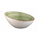 Bol inclinado porcelana Verde Therapy 18cm 40cl. B928229 (6 unidades)