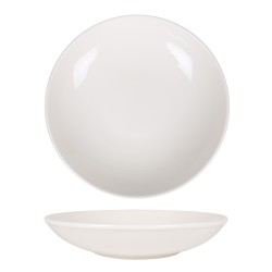 Ensaladera porcelana bone china Gourmet Blanco 28x5 cm. B928249 (6 unidades)
