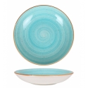 Ensaladera gorumet Azul porcelana bone china Aqua 28x5 cm. B928249A (6 unidades)