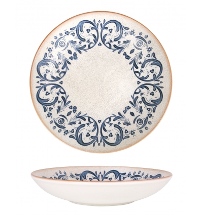 Ensaladera gourmet porcelana decorado Laudum 28x5 cm. B928249N (6 unidades)