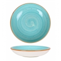 Hondo gourmet dish Porcelain Bonne China Aqua 23x4 cm. B928251A (6 units)