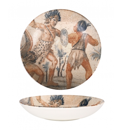 Hondo Gourmet Dish Porcelaine décorée Osmanli Ø 23x4 cm. B928251M (6 unités)