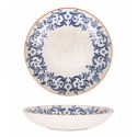 Plato hondo gourmet porcelana decorado Laudum Ø 23x4 cm. B928251N (6 unidades)