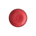 Plato llano Rojo porcelana bone china Gourmet Passion23x4 cm. B928251P (6 unidades)