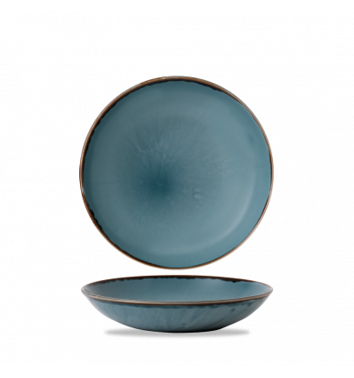 Plato hondo vitroporcelana Harvest Blue 24,8 cm. Dudson HVBLEVB91 (12 unidades)