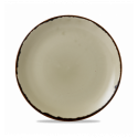 Plato llano redondo vitroporcelana Harvest Linen 26 cm. Dudson HVLIEV101 (12 unidades)