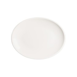 Bandeja oval porcelana Blanco Banquet  36x28x3 cm. B928254 (6 unidades)