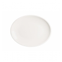 Bandeja oval porcelana Blanco Banquet 36x28x3 cm. B928254 (6 unidades)