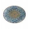 Bandeja oval porcelana con decorado Alhambra Ø 36x28x3 cm. B928254E (6 unidades)