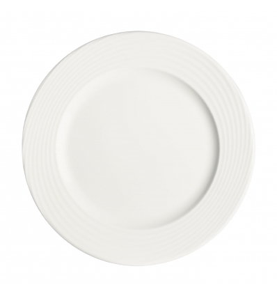 Plato presentación porcelana Blanco Loop Ø 30 cm. B928256 (6 unidades)