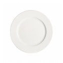 Plato llano porcelana Blanco Loop Ø 25x2.5 cm. B928258 (12 unidades)