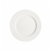 Plato postre porcelana Blanco Loop Ø 21x2.2 cm. B928259 (12 unidades)