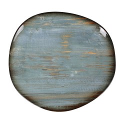 Bandeja oval porcelana decorado Tango Omeya 29x27.5 cm. B928262G (6 unidades)