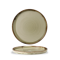 Plato llano redondo con borde alto vitroporcelana Harvest Linen 26 cm. Dudson HVLIWP261 (6 unidades)