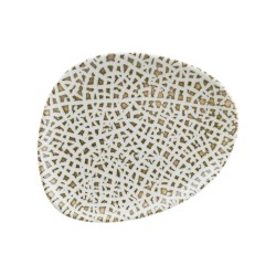 Plato postre porcelana decorado Taipán Tango Ø 24x19.5 cm. B928263F (12 unidades)