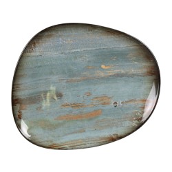 Plato llano porcelana decorado Tango Omeya Ø 24x19.5 cm. B928263G (12 unidades)