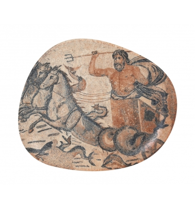 Plato postre porcelana decorado Tango Osmanli 24x19.5 cm. B928263M (12 unidades)