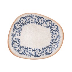 Plato postre gourmet porcelana decorado Tango Laudum Ø 24x19.5 cm. B928263N (12 unidades)