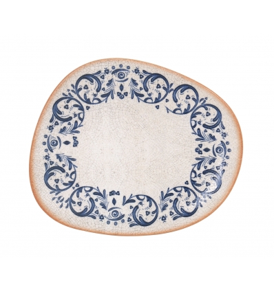 Plato postre gourmet porcelana decorado Tango Laudum Ø 24x19.5 cm. B928263N (12 unidades)