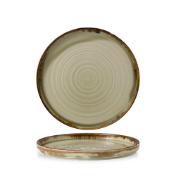 Plato postre redondo con borde alto vitroporcelana Harvest Linen 21 cm. Dudson HVLIWP211 (6 unidades)