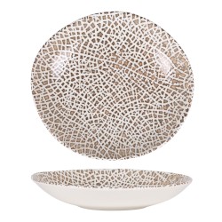 Plato hondo porcelana decorado Taipán Ø 26x24 cm. B928267F (6 unidades)