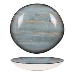 Plato hondo porcelana decorado Tango Omeya Ø 26x24 cm. B928267G (6unidades)