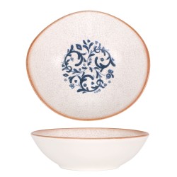 Bol porcelana decorado Tango Laudum 18x16.5x5.5 cm. (6 unidades)