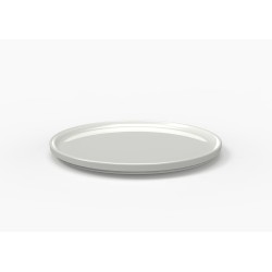 Plato llano porcelana Blanco Hygge Ø 22 cm. B928279 (6 unidades)