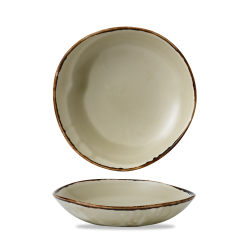 Plato hondo redondo vitroporcelana Harvest Linen 25,3 cm. Dudson HVLIOGB11 (12 unidades)