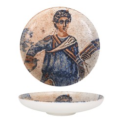 Plato para pasta gourmet porcelana decorado Hygge Osmanli Ø 228cm. B928281M (6 unidades)