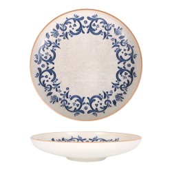 Plato para pasta porcelana decorado Hygge Laudum Ø 28 cm. B928281N (6 unidades)