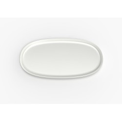 Bandeja oval porcelana Blanco Hygge 30x16 cm. B928283 (6 unidades)