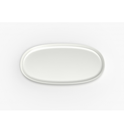 Bandeja oval porcelana Blanco Hygge 30x16 cm. B928283 (6 unidades)