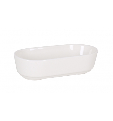 Bol oval porcelana Blanco Mood 22cl 15.5x8x4.4 cm. B928288 (12 unidades)