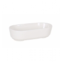 Bol oval porcelana Blanco Mood 22cl 15.5x8x4.4 cm. B928288 (12 unidades)