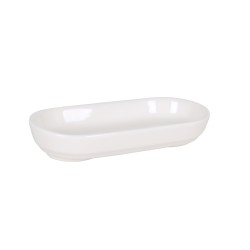 Bol oval bajo porcelana Blanco Mood 12cl 15.5x8x2.8 cm . B928289 (12 unidades)