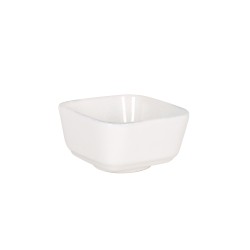 Bol alto cuadrado porcelana Blanco Mood 11cl 9x9x4.4 cm. B928290 (12 unidades)