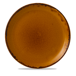 Plato llano redondo vitroporcelana Harvest Brown 28,8 cm. Dudson HVBREV111 (12 unidades)