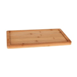 Bandeja de bambú GN 1/3 32.5x17.6x1.5 cm . B947002R1 (12 unidades) compatible con la bandeja pizarra referencia 14031341