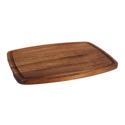 Tabla de madera de acacia rectangular 37x27.4x1.5 cm. B947009R1 (6 unidades)