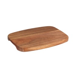 Tabla de madera de acacia rectangular 22.5x16x1.5 cm. B947009R1 (6 unidades)