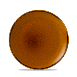 Plato postre redondo vitroporcelana Harvest Brown 21,7 cm. Dudson HVBREVP81 (12 unidades)