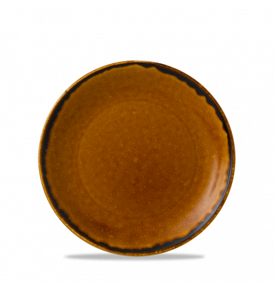 Plato pan redondo vitroporcelana Harvest Brown 16,5 cm. Dudson HVBREVP61 (12 unidades)