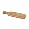 Tabla de madera de acacia degustación ovalada con ranura y mango Style 8.5x25x1.5. B947030R1 (6 unidades)