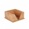 B947097 SOPORTE BAMBU SERVILLETAS 13.5x13.5x6.5cm 1 UNIDADES