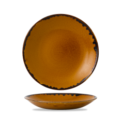 Plato hondo redondo vitroporcelana Harvest Brown 28,1 cm. Dudson HVBRPD271 (12 unidades)